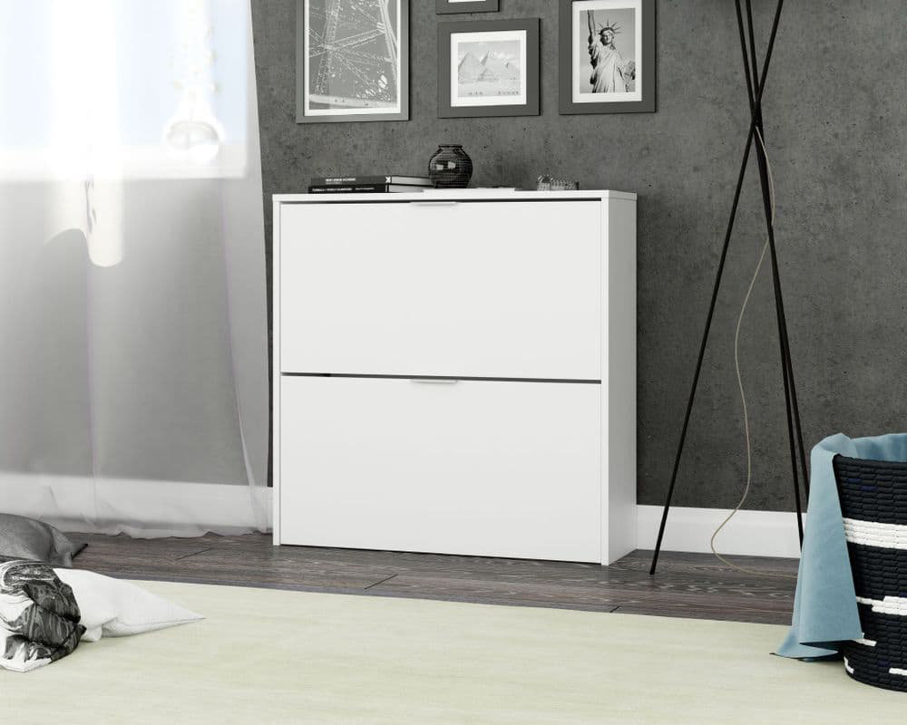 16 Pair Flip Down Shoe Storage
