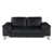 Similicuir gris anthracite est en rupture de stock