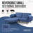  Shugar 81''Darisley Upholstered Reclining Sectional