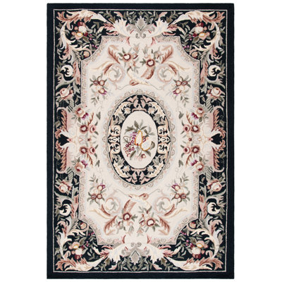 Tapis oriental en laine crocheté à la main Caleb