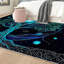  Tapis de salon moderne avec tapis intérieur moelleux de 5 pi x 7 pi avec envers en caoutchouc antidérapant pour table de salle à manger, arbre cosmique abstrait-290911232