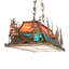 Luminaire suspendu long orignal 53 po