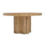 Villa Cherie Round Mahogany Wood Dining Table