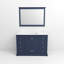 Meuble-lavabo simple l 48 po x P 22 po Dukes et miroir 46 po Dukes-2091902026-2091902024