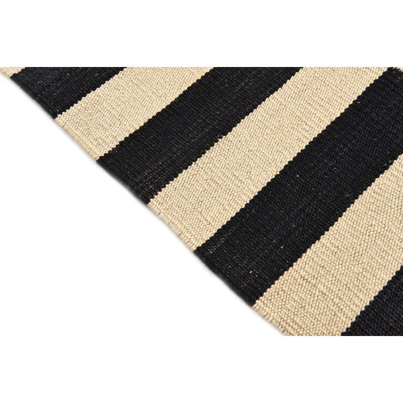 Tapis noir et blanc Newsom