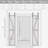 Double Sliding Glass Barn Door with Installation Hardware Kit-70292597