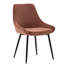 Chaise d'appoint rembourrée en velours Veronica-2033957409