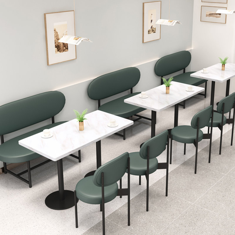 Banc rembourré en similicuir Light Luxury