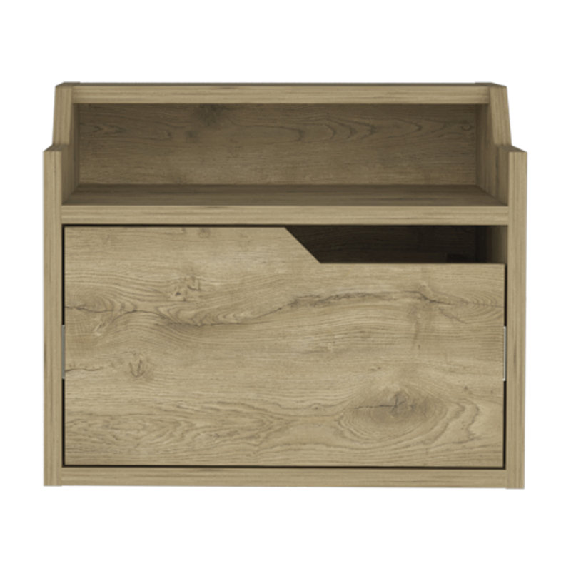 Floating Nightstand Chester, Bedroom, Macadamia, Beige