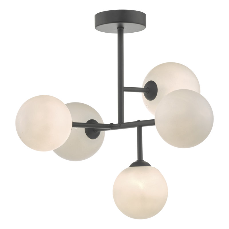 Brenda Glass Semi Flush Mount
