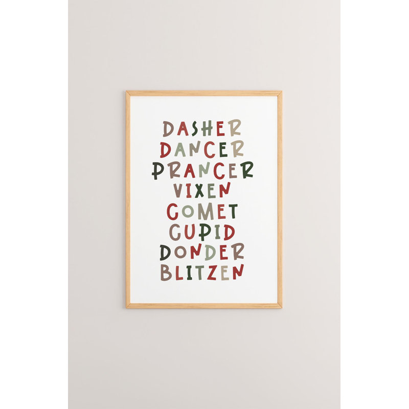 «Festive Christmas», peinture encadrée décorative de 13,0 po x 19,0 po | Cadre 100% bois massif (épaisseur: 0,8 pouce), œuvre d'art 100% MDF | Impression numérique pour des couleurs vives, décoration murale parfaite pour la maison et le bureau