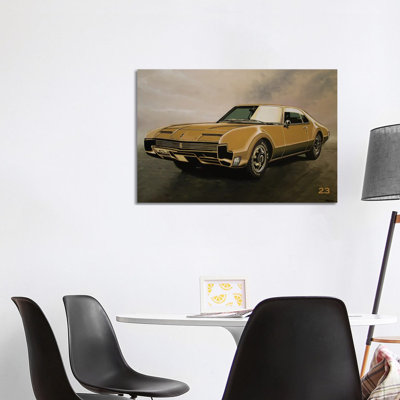 Oldsmobile Toronado 1969 by Paul Meijering - Painting on Canvas