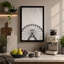 Ferris Wheel Geometry Minimalist - Wrapped Canvas-1733522229-1733522238