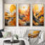 «Bold Landscape Canyon Desert», 3 pièces sur toile-1114913162-1114913166