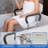 Shower Chair with Padded Armrests & Back,Heavy Duty Adjustable Height Shower Stool,330lb Capacity Slip Resistant Bath Bench for Bathtub & Shower