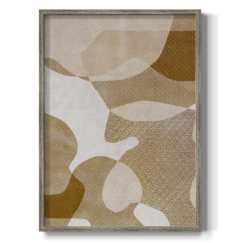 Texture Desert I, reproduction encadrée - bois massif, H 11 po x l 9 po