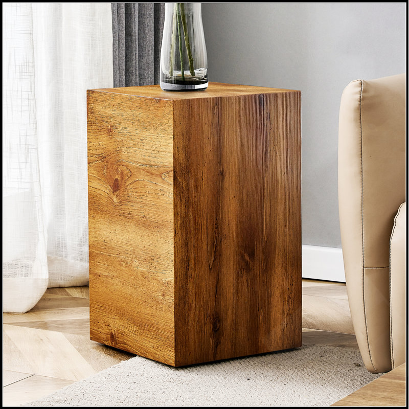 Table basse moderne en MDF à texture de bois lisse, design élégant pour des espaces de vie sublimés et une utilisation polyvalente.