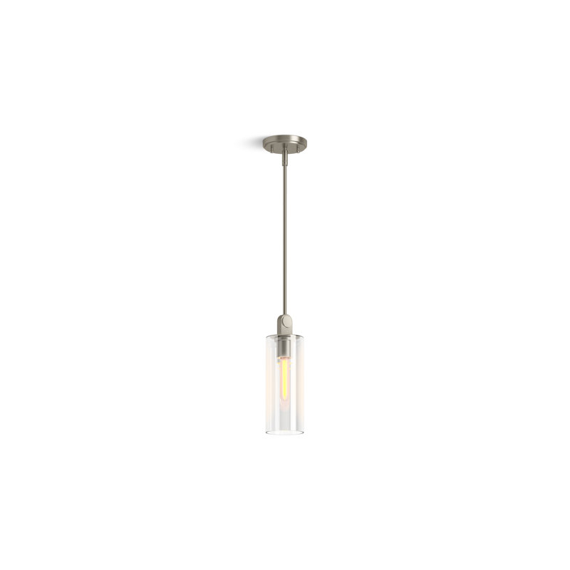 Crue 4 In. Pendant, Brushed Nickel