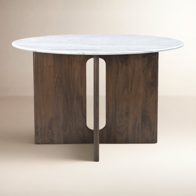 Ola Dining Table White Marble