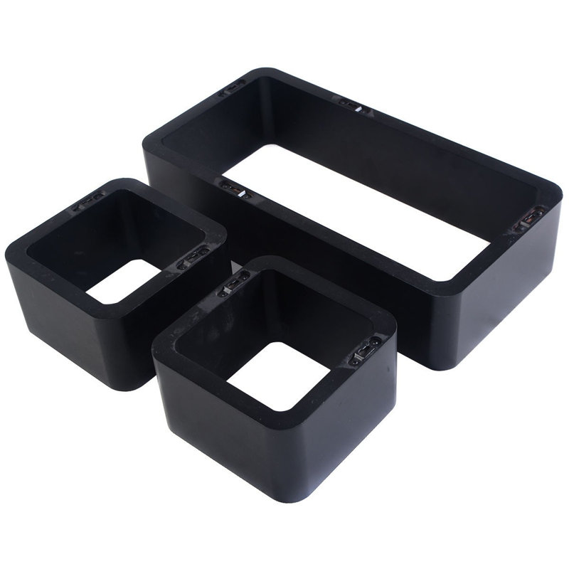 3 Piece Plastic / Acrylic Accent Shelf