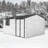 Spacious Metal Sheds With Storage Features, Modern Design For Gardens