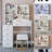 37 Inch Middle Size Left Bedside Cabinet Vanity Table With Cushioned Stool, Sliding Mirror, And LED Lighting For Elegant Home Decor-2081848911