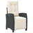 Vidaxl Patio Dining Set With Cushions Poly Rattan, Square Table-124241357-124241361-124241362