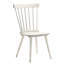 Chaise de salle à manger rustique 2 en bois massif de couleur blanche, de style moderne, à assemblage rapide avec guide d'outils-1631055980