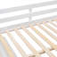 Lit mezzanine avec bureau d'écriture rétractable et 3 tiroirs, lit mezzanine avec escalier de rangement et tablettes-110899563-110899562