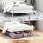 Under Bed Storage Containers with Wheels, Tool-free Assembly Metal Storage Drawers for Clothes, Shoes and Blankets, 2 Pack (Pink)