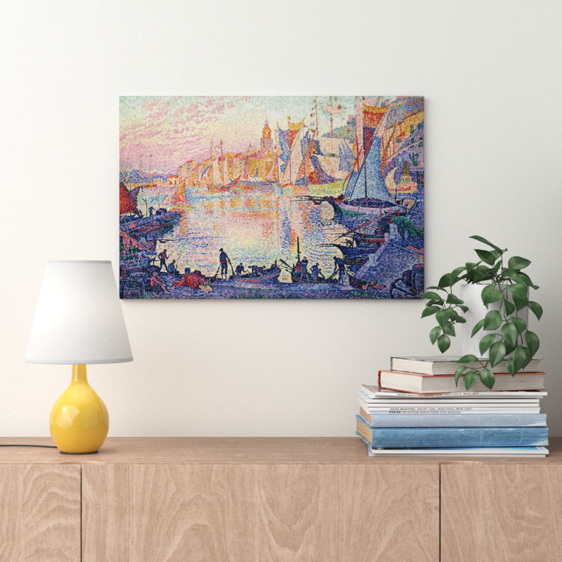 Paul Signac - Wrapped Canvas Painting, 35cm H x 50cm W