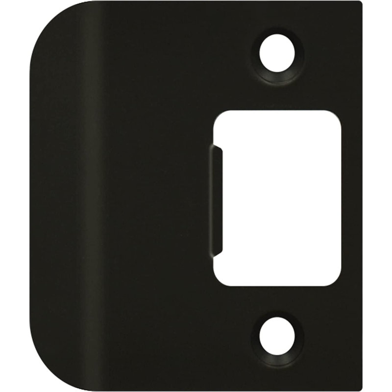 Plaque arrière étendue, Bronze huilé, H 2 po x l 2,25 po x P 0,05 po