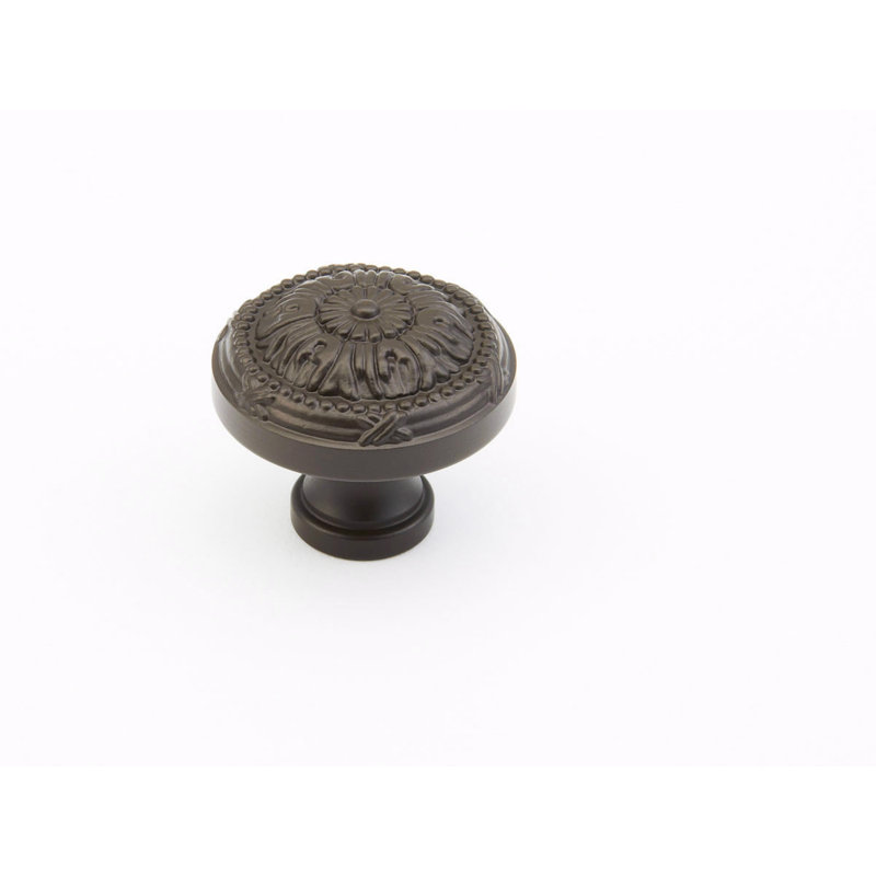 Versailles Round Knob, Oil Rubbed Bronze, 1.25"