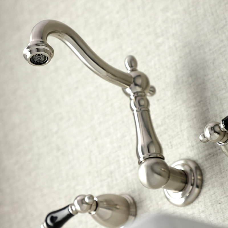 Duchess Polished Chrome Two-Handle Wall Mount Bathroom Faucet
