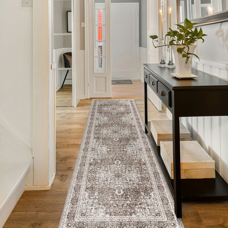 Tapis lavable à la machine LENORE, Rectangle 2 pi 6 po x 9 pi