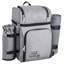 Sac à dos de plage pique-nique pour 4 personnes avec compartiment glacière gris-521948417