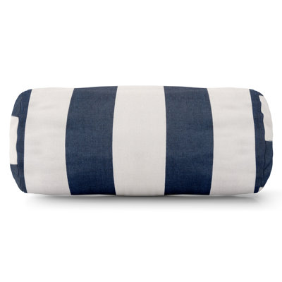 Vertical Stripe Outdoor Bolster Pillow Cover & Insert