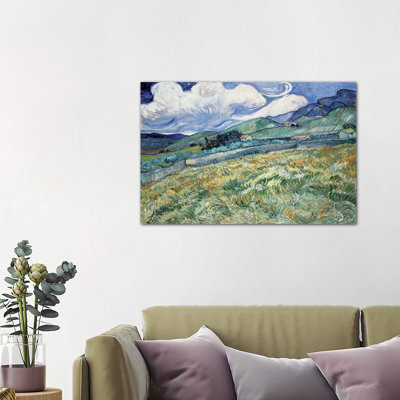 Paysage à Saint-Remy par Vincent Van Gogh - reproduction d'art
