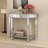 Andreja Half-Moon Console Table with Shelf