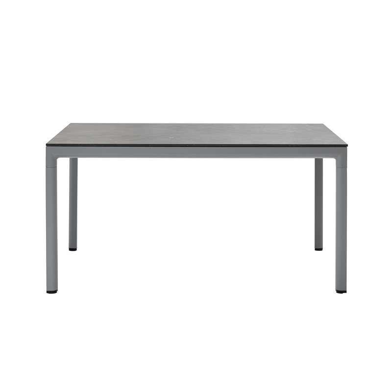 Drop Outdoor Dining Table, 39.4" W x 78.8" L x 29" H, Light Gray, Basalt