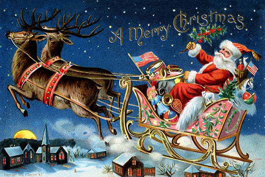 Un joyeux noël-impression d’art graphique, H 28 po x l 42 po