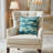 Renue Aurora Abstract Feather Reversible Throw Pillow