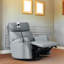 Fauteuil inclinable électrique pivotant à 270 ° - Cuir PU - Coussins rembourrés - Rechargement USB - Capacité de 330 lb?-1903712603