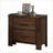 Oak 2-Drawer Nightstand with Vintage Charm &amp; Storage