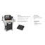 Barbecue au propane en acier inoxydable à 3 brûleurs, 40 500, 17,65 po Largeur du produit, côté et housse pour barbecue extérieur