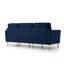 Ensemble de canapé-lit en tissu de velours Kester Modern