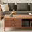 Simple black walnut coffee table