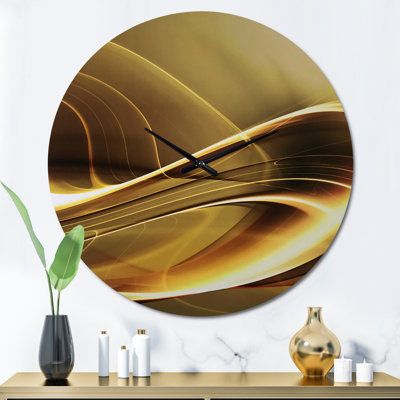 Burnette Metal Wall Clock