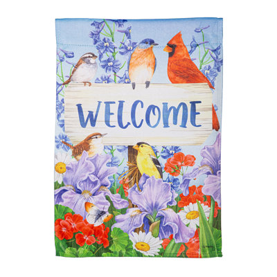 Drapeau de jardin en daim