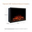 Highmark 38" Traditional Electric Fireplace Insert Heater, Wi-Fi, Google & Alexa Compatible, Logs & Crystals-105321370